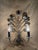 An exceptional pair of italian florentine wall lights, handcrafted in italy, most likely in the florence region during the...