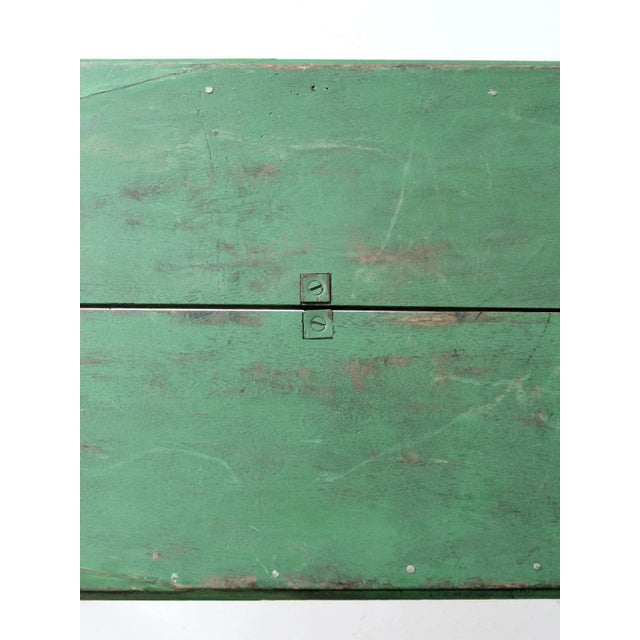Antique Painted Wood Side Table For Sale - Image 12 of 13
