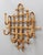 Brown Vintage French Rattan & Bamboo Coat & Hat Rack For Sale - Image 8 of 8