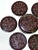 Wood 1960s Japanese Lacquerware Coasters – Vintage Asian Barware Set With Box For Sale - Image 7 of 11