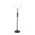 Metal Crate & Barrel Cameron Bronze Adjustable Floor Lamp For Sale - Image 7 of 8