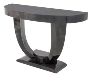 Karl Springer Goatskin Lacquered Console Table