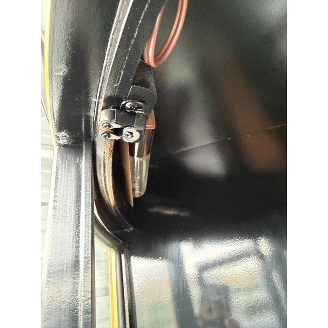 1980s Drexel 'Et Cetera' Chinoiserie Decorated Corner Display Cabinet For Sale - Image 17 of 17