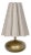 Regina Andrew Cassidy Mini Lamp, Flax Linen Scalloped Shade For Sale