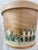 Late 20th Century Vintage Indoor Wooden Folk Art Country Cottage Farmhouse Motif Hand-Painted Planter/Basket/Bucket For Sale - Image 5 of 18