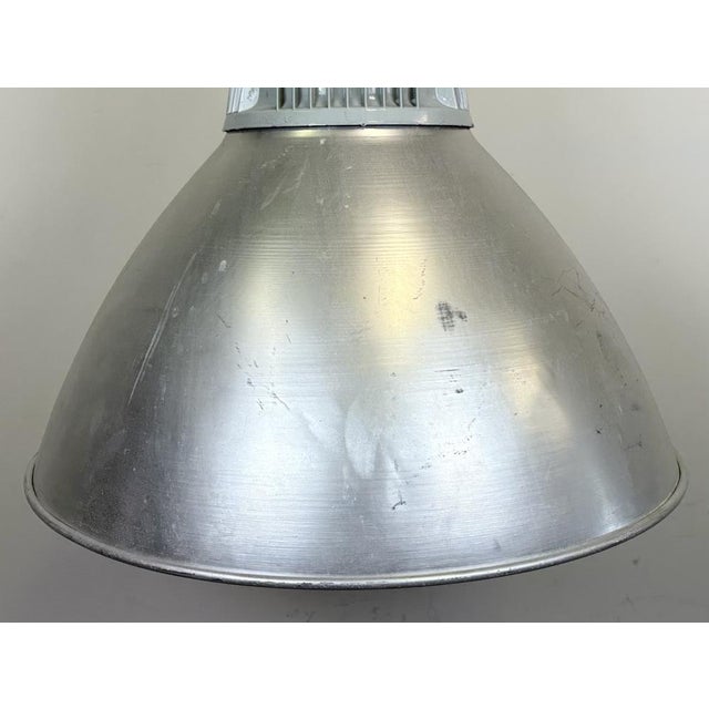 Large Industrial Aluminum Pendant Light from Elektrosvit, 1960s For Sale - Image 4 of 18