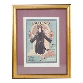 1990s Eaton's Fall and Winter 1923-1924 Framed Print For Sale