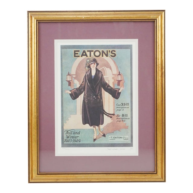 1990s Eaton's Fall and Winter 1923-1924 Framed Print For Sale