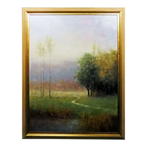 John Young "Enchanted Pathway"Hand Signed Original Oil Canvas With Custom Frame