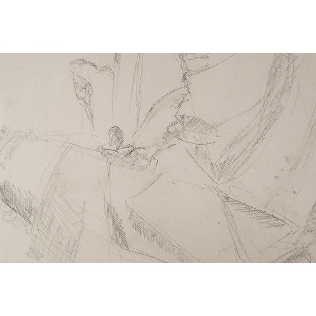 2000 - 2009 Unknown, Depicting a Man, 20th Century, Drawing on Paper For Sale - Image 5 of 7
