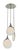 Contemporary Stillabunt by Oggetti Ceramic 3-Port Chandelier, Silver For Sale - Image 3 of 3