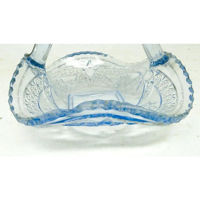 Postmodern Art Nouveau Bowl from Ząbkowice Glassworks, Poland, 1950s For Sale - Image 3 of 8