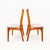 1970s Restored Danish Modern Solid Teak Slat Back Dining Chairs For Sale In Los Angeles - Image 6 of 10