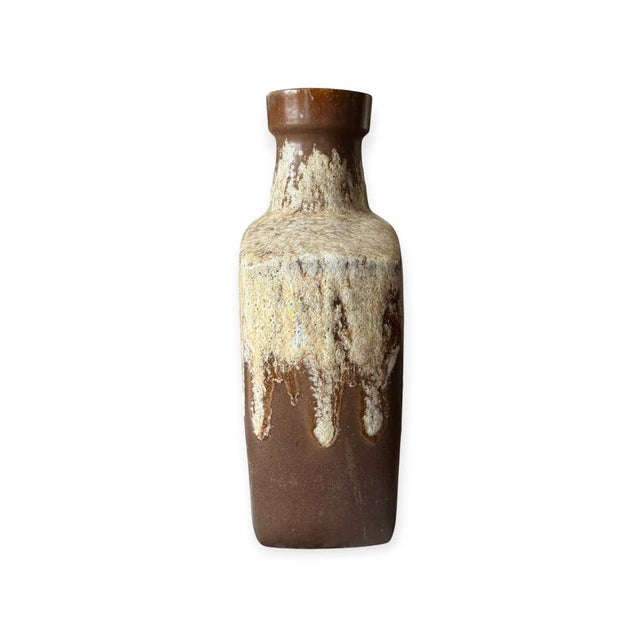 Large West German Ceramic Floor Vase from Scheurich Keramik, 1960s For Sale - Image 4 of 18