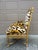 Antique French Regency Giltwood Fauteuil in Scalamandré “Le Tigre” Silk Velvet For Sale - Image 11 of 15