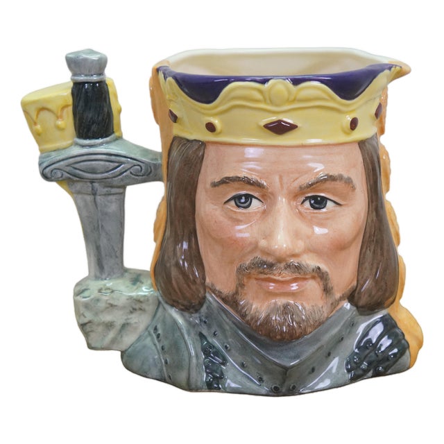 American Royal Doulton Lovers King Arthur & Guinevere Two Face Toby Character Jug For Sale