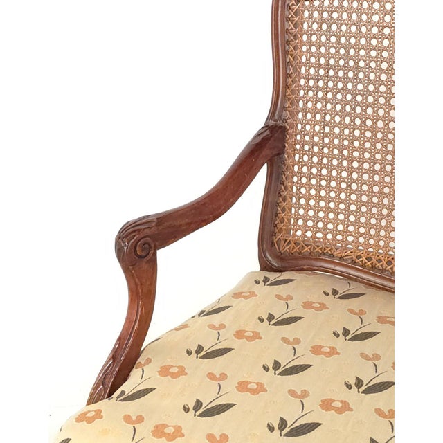 Brown Pair of French Régence-Style Armchairs, 19th Century. Two Pairs Available For Sale - Image 8 of 12