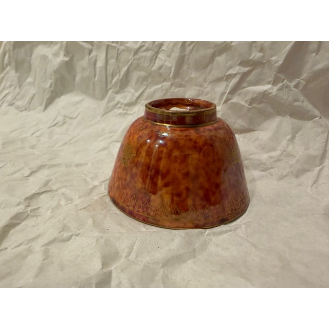 Ceramic Early 20th Century Wedgwood Fairyland Lustre Bowl With Gilded Motif With Ordinary Strange Creature by Daisy Makeig-Jones For Sale - Image 7 of 9
