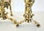 Metal Pair of Late 19th Century Victorian Style English Brass Firedogs or Andirons For Sale - Image 7 of 12