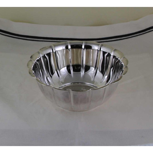 1970’s Vintage/New Silverplate Fluted Bowl by Hohman & Katz For Sale In New York - Image 6 of 7