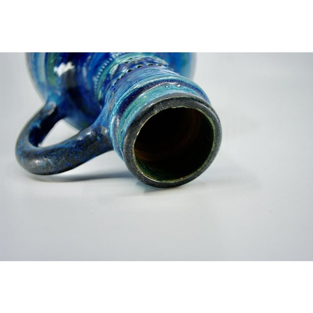 Large Rimini Blue Series Vase by Aldo Londi for Bitossi, 1960 For Sale - Image 3 of 9