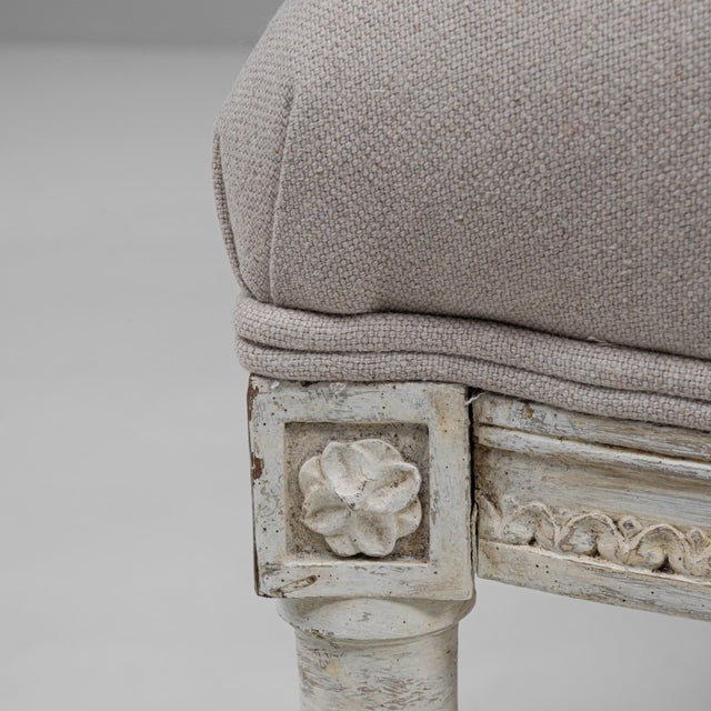 1900s French Louis XVI Settee For Sale - Image 9 of 18