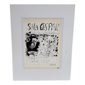 Abril 1961 Pablo Picasso Sala Gaspar Barcelona