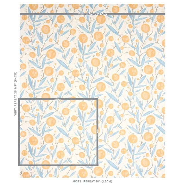 Contemporary and fresh, Mirabelle is based on a delightful 1920s pattern of cheerful lollipop flowers and stylized leaves...