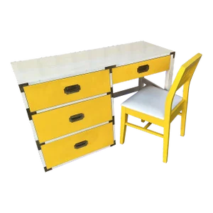 Vintage Vanity / Desk With Chair by Morris of California. Circa 1960s