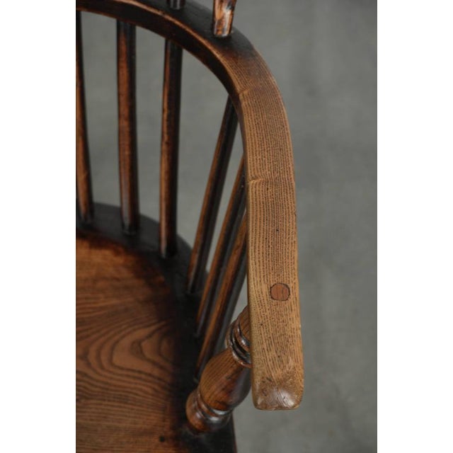 Antique English Highback Windsor Dining Chairs, Set of 4 For Sale - Image 10 of 18