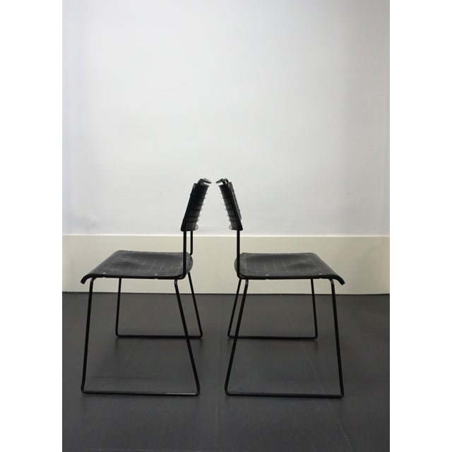 Vintage Italian Side Chairs from Spilimbergo, 1980s, Set of 2 For Sale - Image 6 of 8