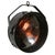 Metal Painted Spotlight Pendant Lamp in Black Metal and Mirror For Sale - Image 7 of 7