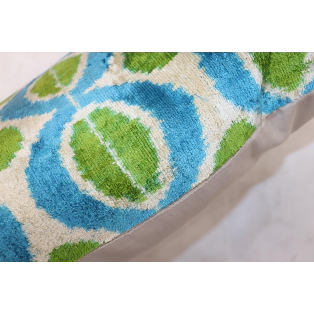 Silk Ikat Pillow For Sale - Image 4 of 5