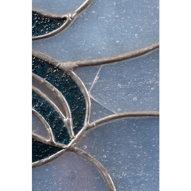 Antique "Goss" Stained Glass Transom Panel For Sale In Chicago - Image 6 of 7
