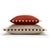 Early 21st Century Bicolor Brick Velvet Cushion with Brick and White Fringes by Lo Decor For Sale - Image 5 of 8