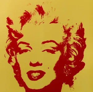 Andy Warhol, Golden Marilyn 40, Print, Framed