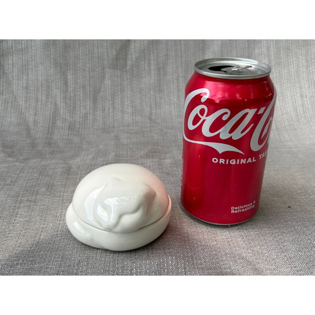 1977 Tiffany & Co Porcelain Sleeping Cat Trinket Box For Sale - Image 12 of 12