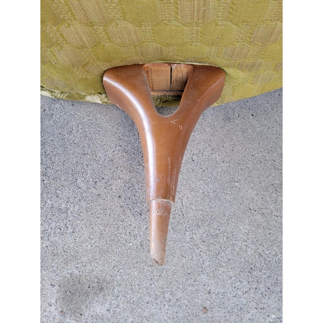 Karpen of California Sculptural Gondola Sofa For Sale - Image 9 of 12