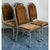 Vintage Boho Chrome Bamboo Dining Chairs on Casters - Set of 4 For Sale - Image 4 of 8