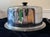 Jeannette Glass Jeanette Glass Anniversary Cake Plate With Stainless Steel Cover For Sale - Image 4 of 12