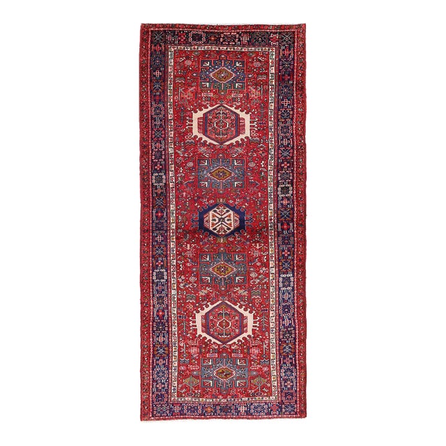 1920s Persian Antique Hand Knotted Karajeh For Sale