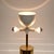 Metal Large Mid-Century Modern Table Lamp in Brass by Goffredo Reggiani for Reggiani, 1970s For Sale - Image 7 of 17
