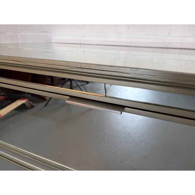 Hollywood Regency Style Mirrored Three- Drawer Dressers, A Pair For Sale - Image 16 of 17