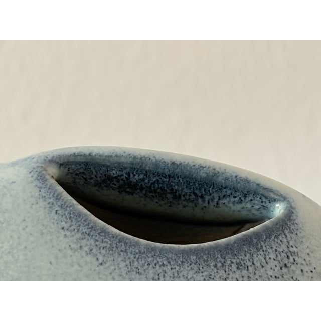 Organically Shaped Ceramic Solifleur Vase, France, 1970s For Sale - Image 14 of 18
