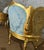 Louis XV Style Bergere Wing Chair Set With Gold Leaf Details For Sale - Image 4 of 9