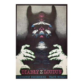 Unknown, Diably Z Loudun Poster, Vintage Offset Print, 1974 For Sale
