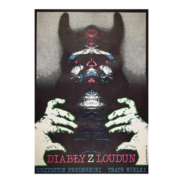 Unknown, Diably Z Loudun Poster, Vintage Offset Print, 1974 For Sale