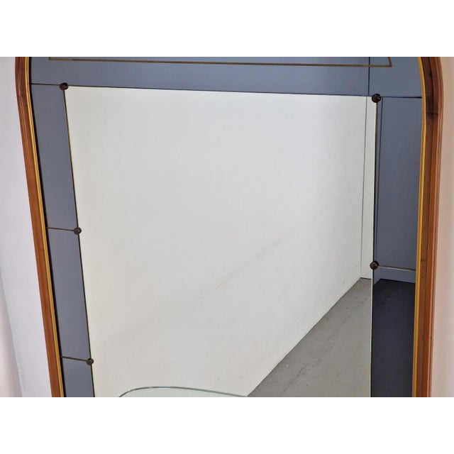 Vintage Floor Mirror with Console Table from Cristal Art, Italy, 1960s For Sale - Image 10 of 18