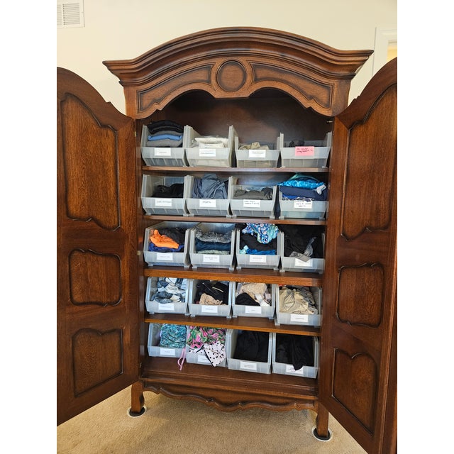 Baker's Rococo French Armoire For Sale - Image 13 of 16