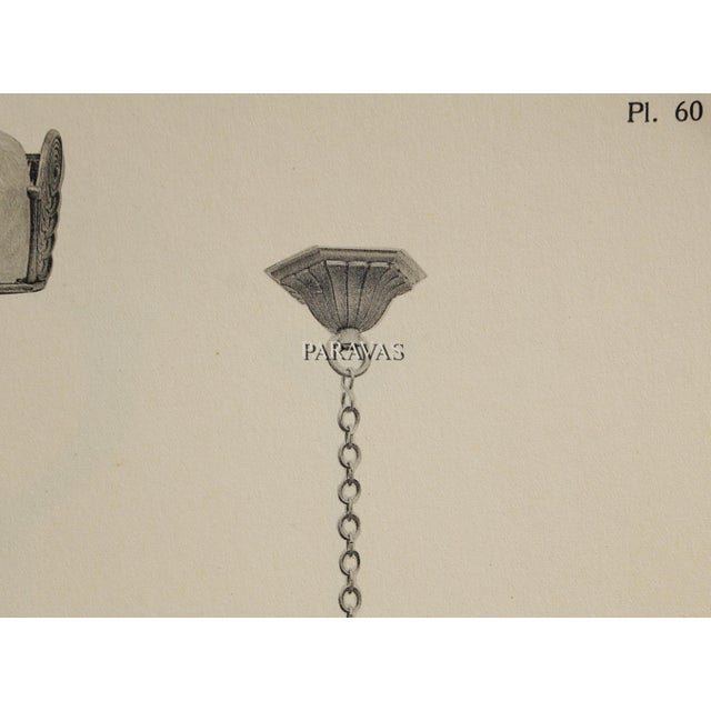 Hettier & Vincent French Art Deco Pendant Light 1930s - A Pair For Sale - Image 11 of 12